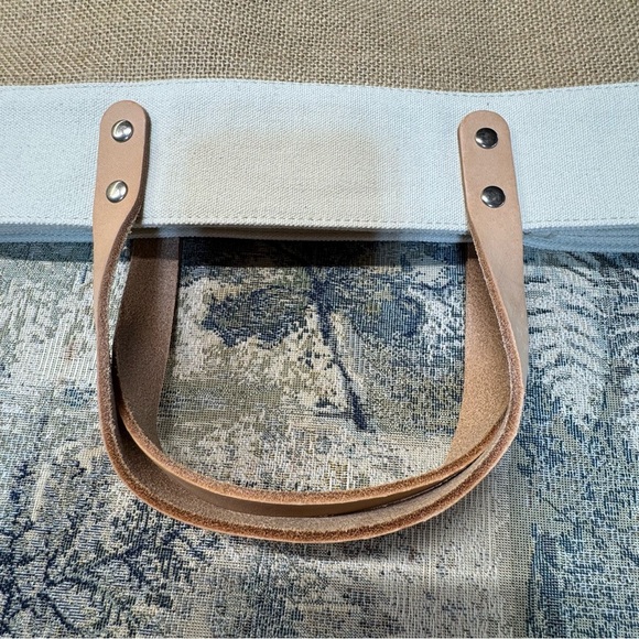 Brighton Limited Edition Jute Tan and Red Love‎ Earth Tote Bag  MSRP $129 - Picture 7 of 16